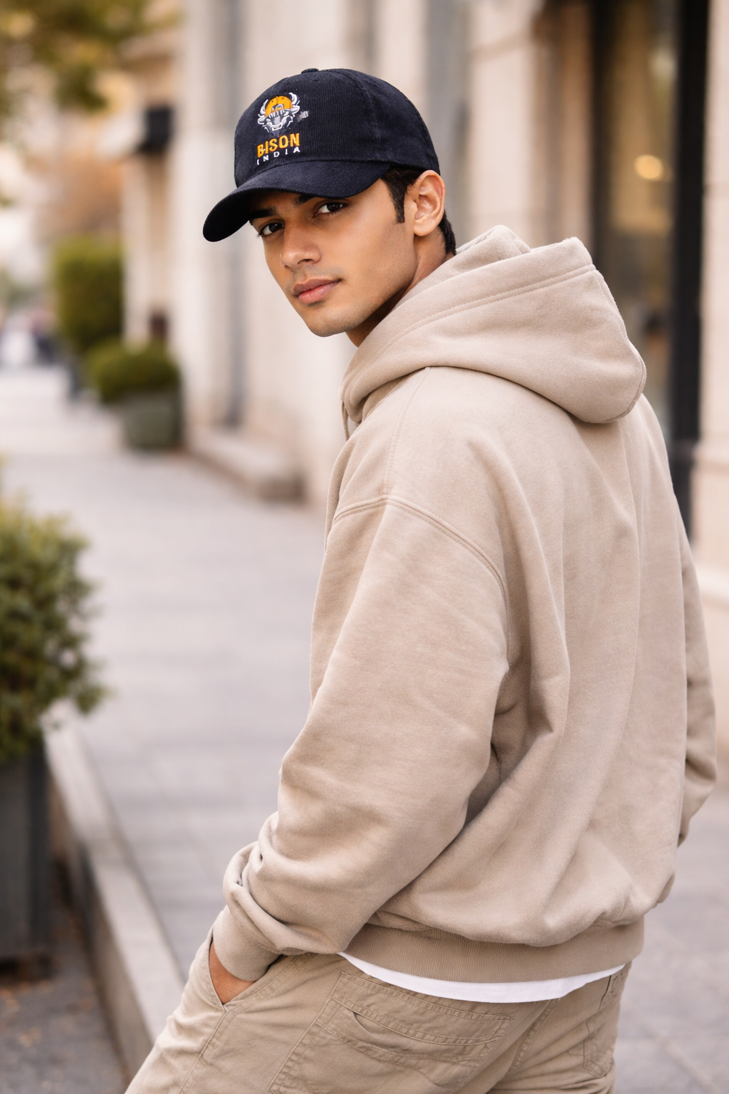 Casual Unisex caps corduroy