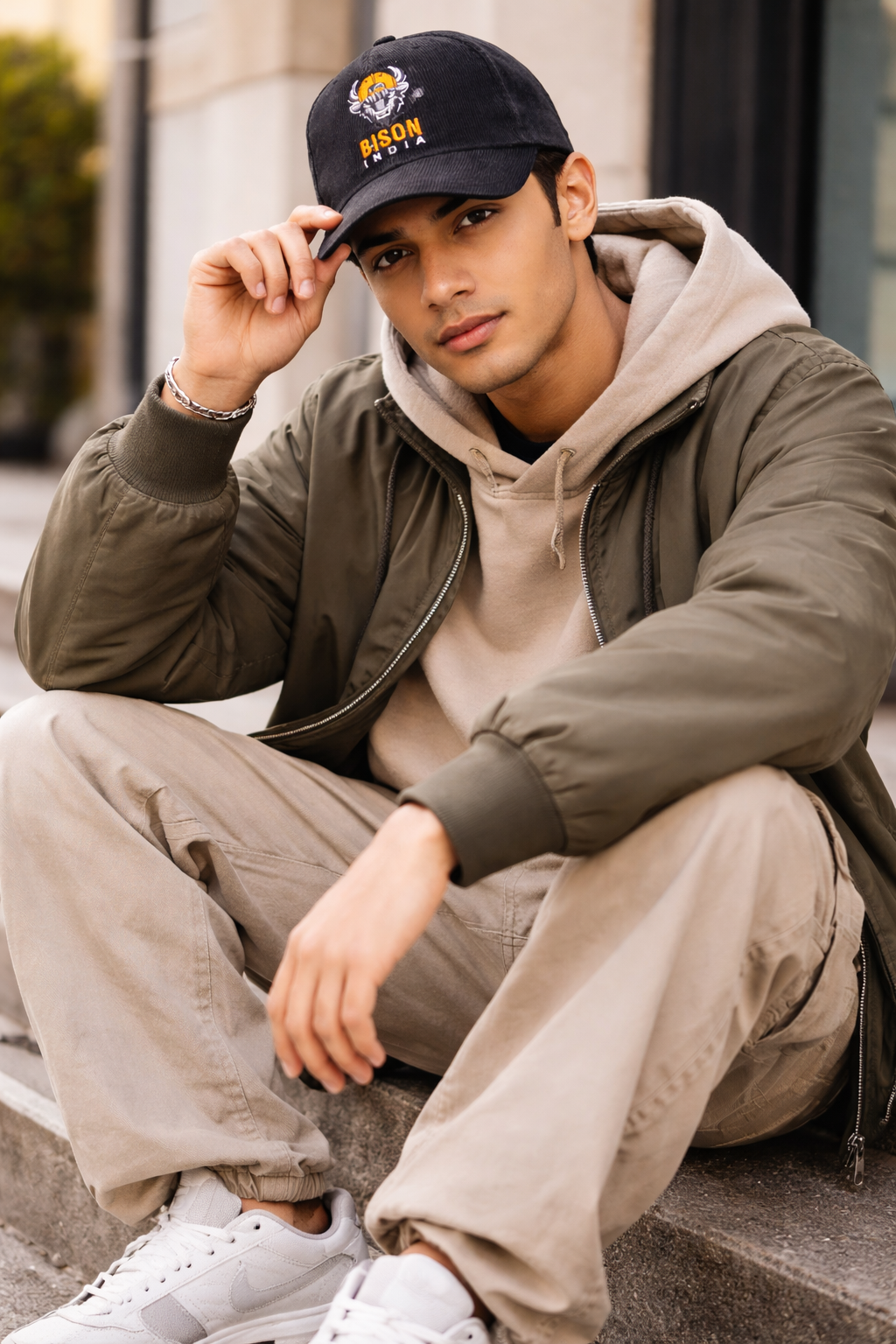 Casual Unisex caps corduroy